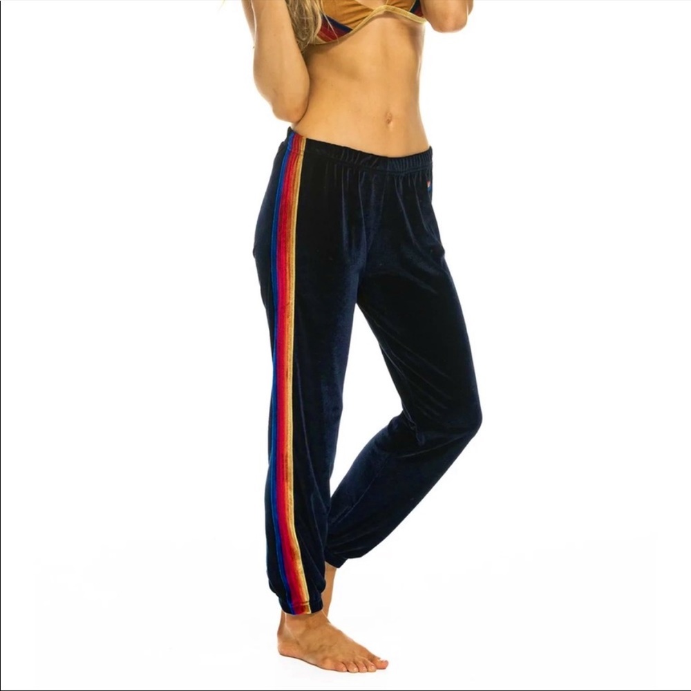 Unisex Aviator Nation velour sweatpant